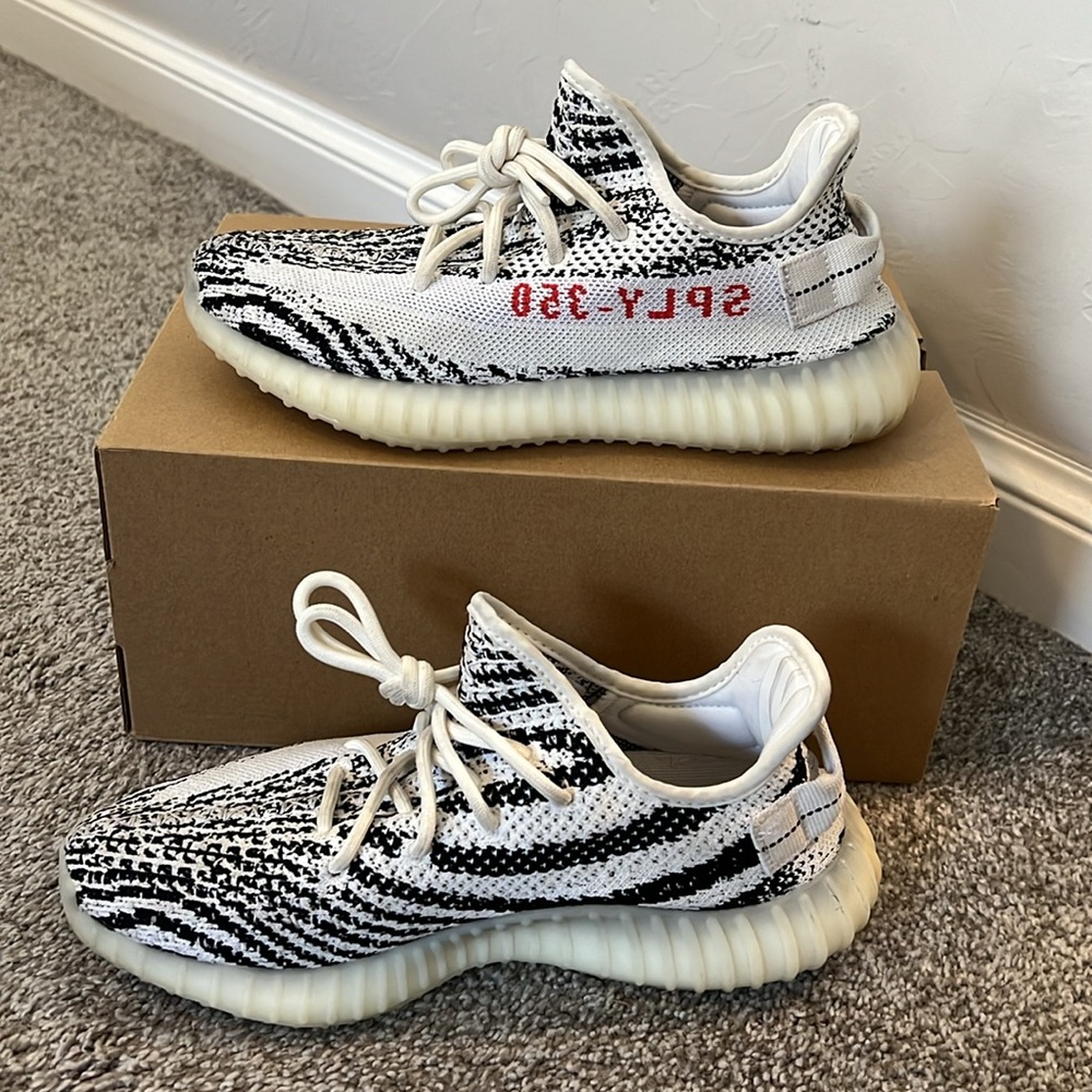 Yeezy Boost 350 V2 Zebra, Men’s 6.5, Women’s 8 - Picture 3 of 8
